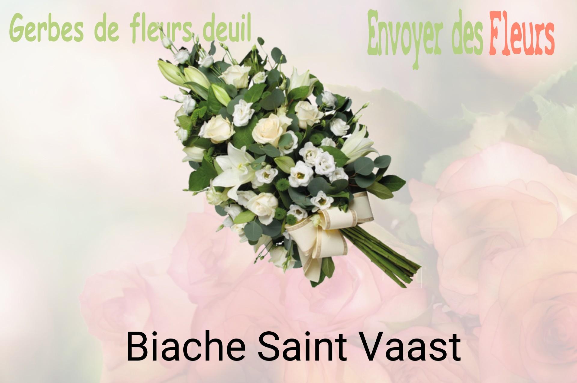 Gerbe de fleurs de deuil livrée à Biache-Saint-Vaast